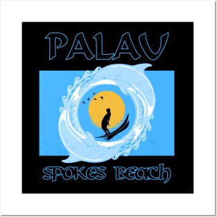 Palau Spokes Beach Posters and Art